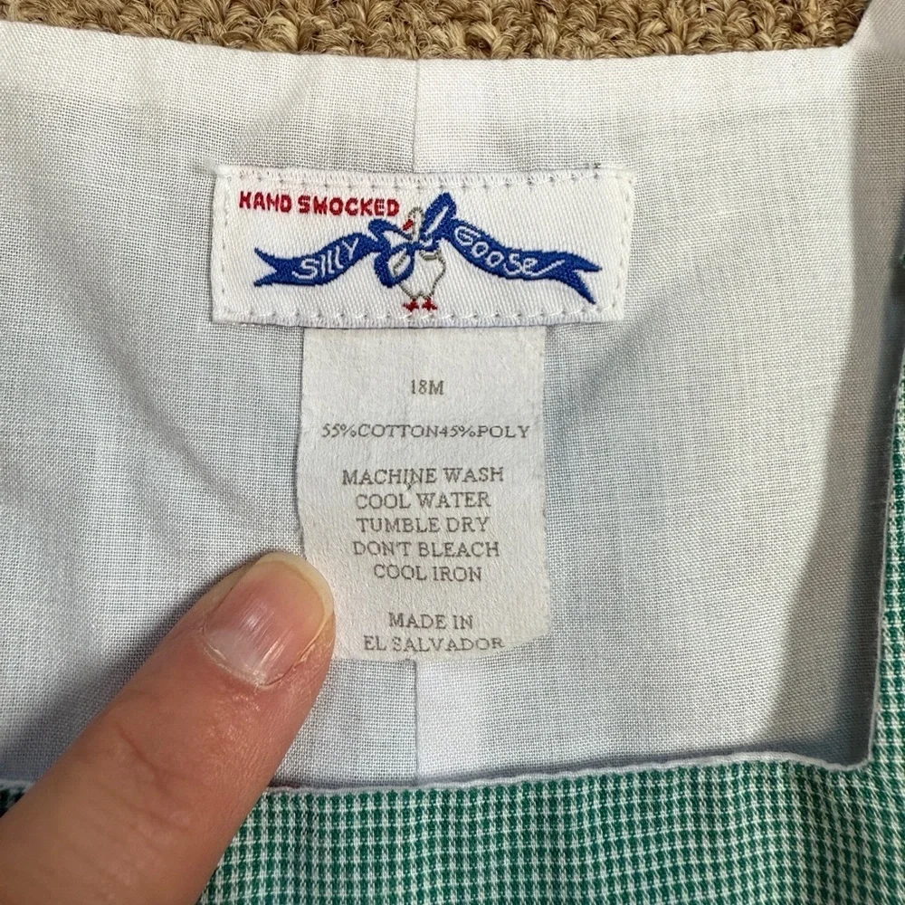 Silly Goose Hand Smocked: Baby Boy Christmas Truck & Tree Jon Jon, Size 18m